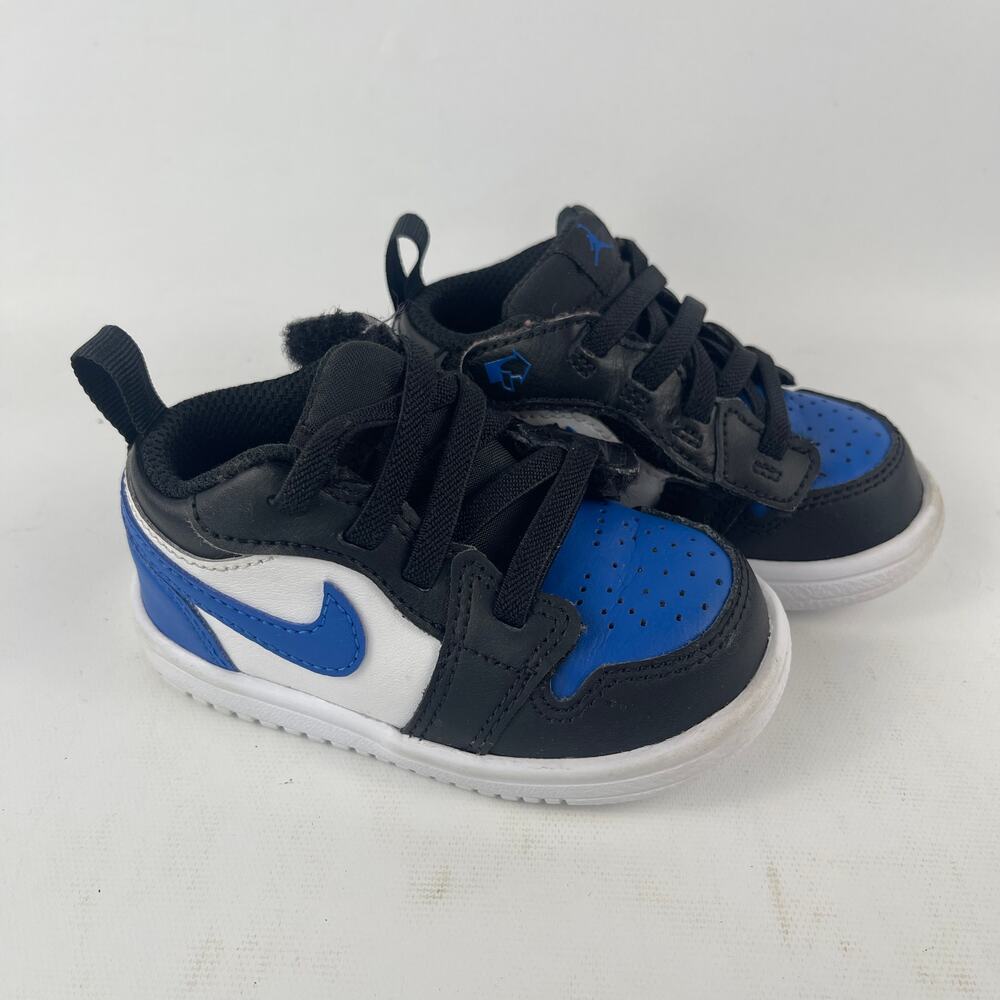 Nike Air Jordan 1 Low Alt Toddler Sneakers Blue Black White Nike Swoosh Size 5C